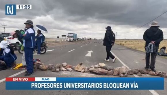 Los manifestantes de la Universidad Nacional del Altiplano llevan 43 días en esta medida de fuerza sin encontrar respuesta del Gobierno a sus peticiones.