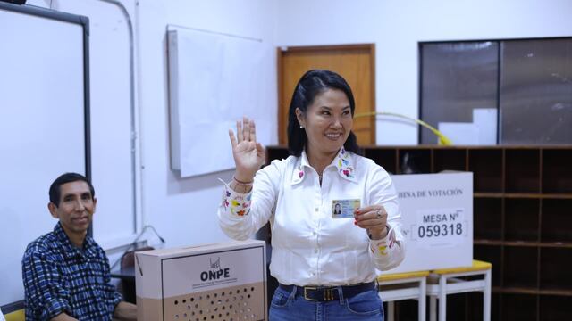 Elecciones Perú 2026: Keiko Fujimori emitió su voto en el distrito limeño de San Borja