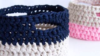 DIY: Crea tu propia canastilla para el hogar con crochet