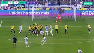 Golazo de Messi y victoria 1-0 para Argentina vs. Ecuador | VIDEO