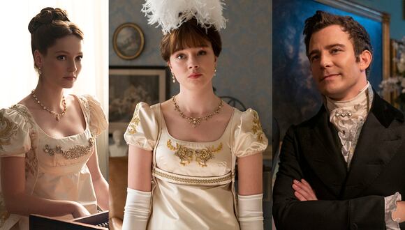Francesca, Eloise y Benedict Bridgerton son interpretados por Hannah Dodd, Claudia Jessie y Luke Thompson en la serie de Netflix. La Parte 2 de la tercera temporada estrena el 13 de junio.