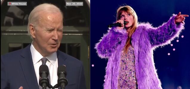Previo a Acción de Gracias: Joe Biden indulta a pavos y confunde a Taylor Swift con Britney Spears