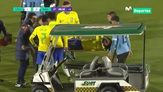 Neymar se lesiona y sale entre lágrimas en duelo ante Uruguay por Eliminatorias 2026 | VIDEO
