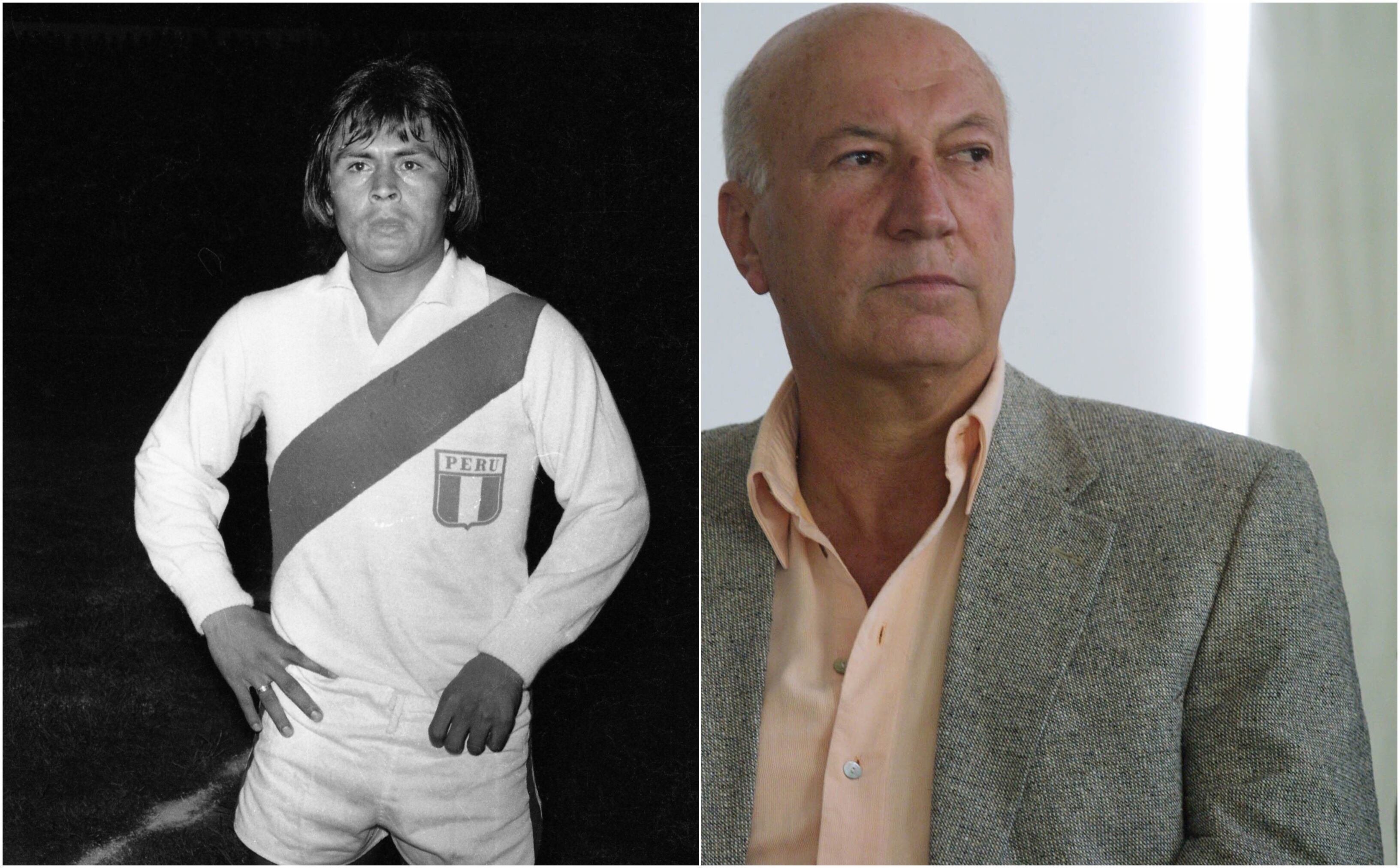 El popular Hugo "El Cholo" Sotil y Gino Pinasco. (Fotos: Archivo Histórico de El Comercio)