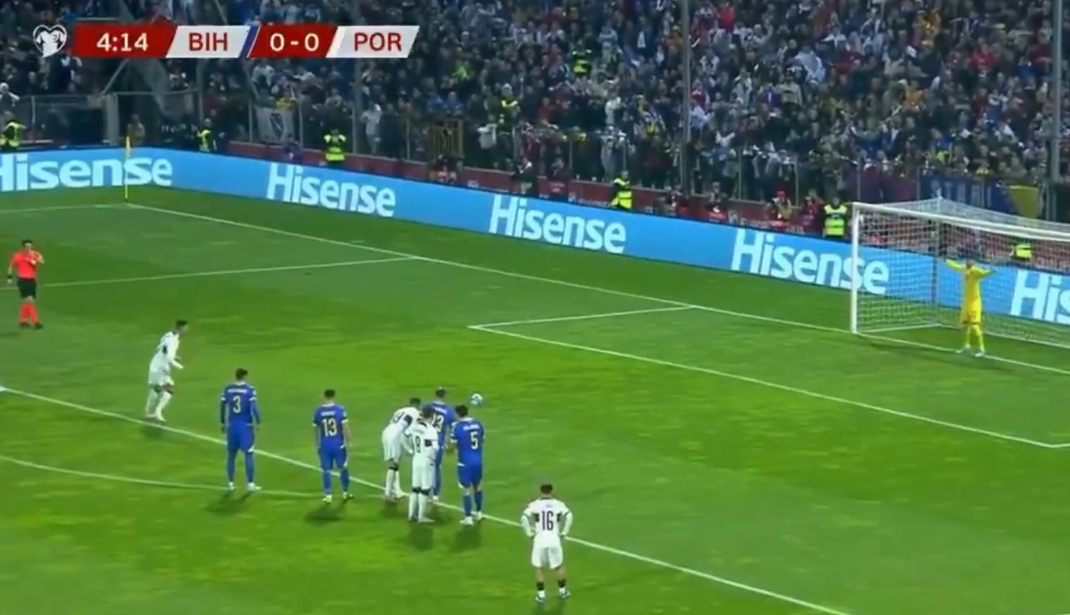 Mira el gol de Cristiano Ronaldo para el 1-0 de Portugal vs Bosnia por las Eliminatorias para la Euro 2024