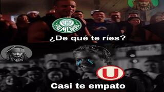 Universitario perdió ante Palmeiras en el último minuto y los memes se burlan de los cremas [FOTOS]