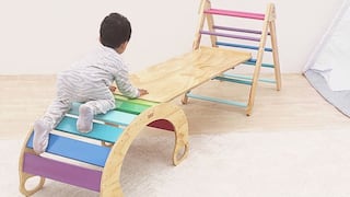 Cómo construir “un parque en tu casa” con juguetes de madera
