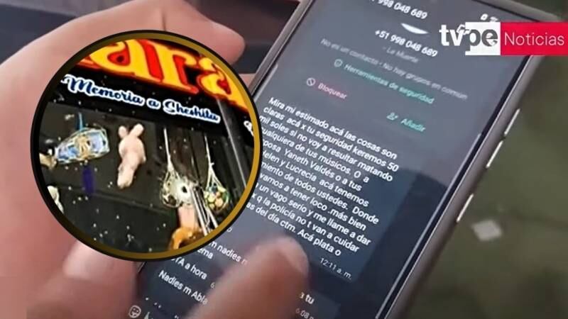 El director musical manifestó su inquietud porque los extorsionadores mencionaron tanto a su familia como a las de sus músicos como posibles objetivos de un próximo atentado. (Foto: TV Perú)