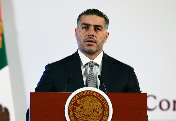 Who was Alejandro Arcos, the Mexican mayor who was beheaded six days after taking office? 4 Mexico's Secretary of Security and Citizen Protection, Omar García Harfuch, speaks during a morning press conference at the National Palace. (EFE/José Méndez).
