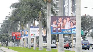 Miraflores: solo se podrá colocar propaganda electoral en 94 puntos