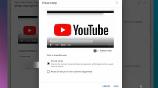 YouTube Studio lanza función que silencia la música que infrinja el copyright sin afectar al resto de sonidos