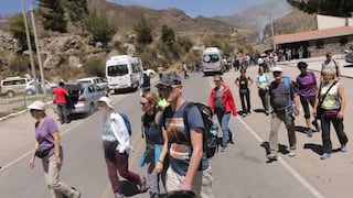Arequipa: protesta en el Colca afectó a cientos de turistas | FOTOS