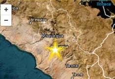 Sismo de magnitud 3.4 se registró en Moquegua, según informó el IGP