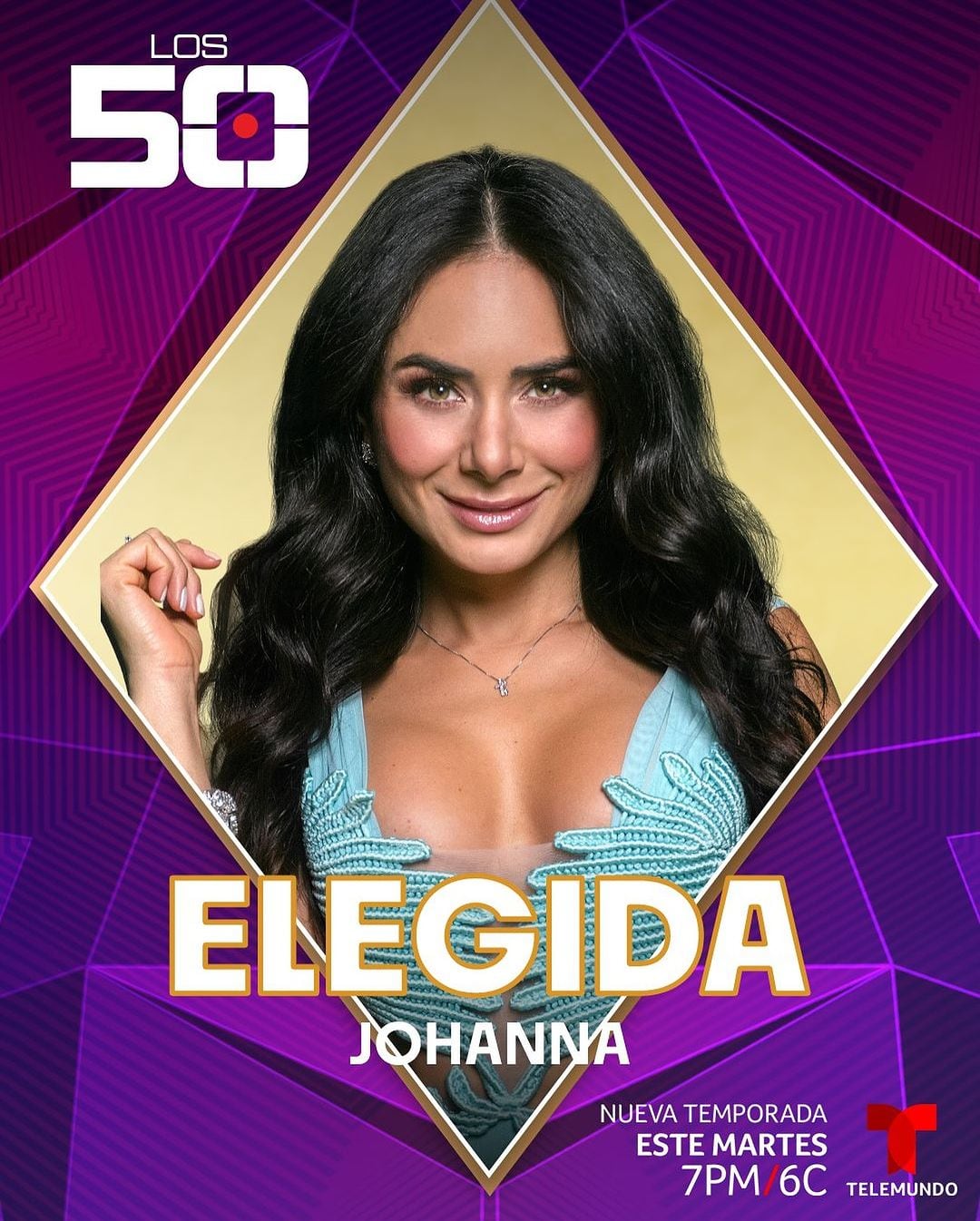 Johanna Fadul es una de las participantes de la segunda temporada del reality "Los 50" (Foto: Telemundo)