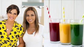 Jugos saludables: Maria Pía Copello y Rocío Oyanguren comparten sus mejores recetas