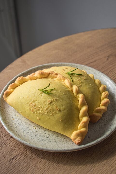 Empanada de no lomo de gallina de Sukha.