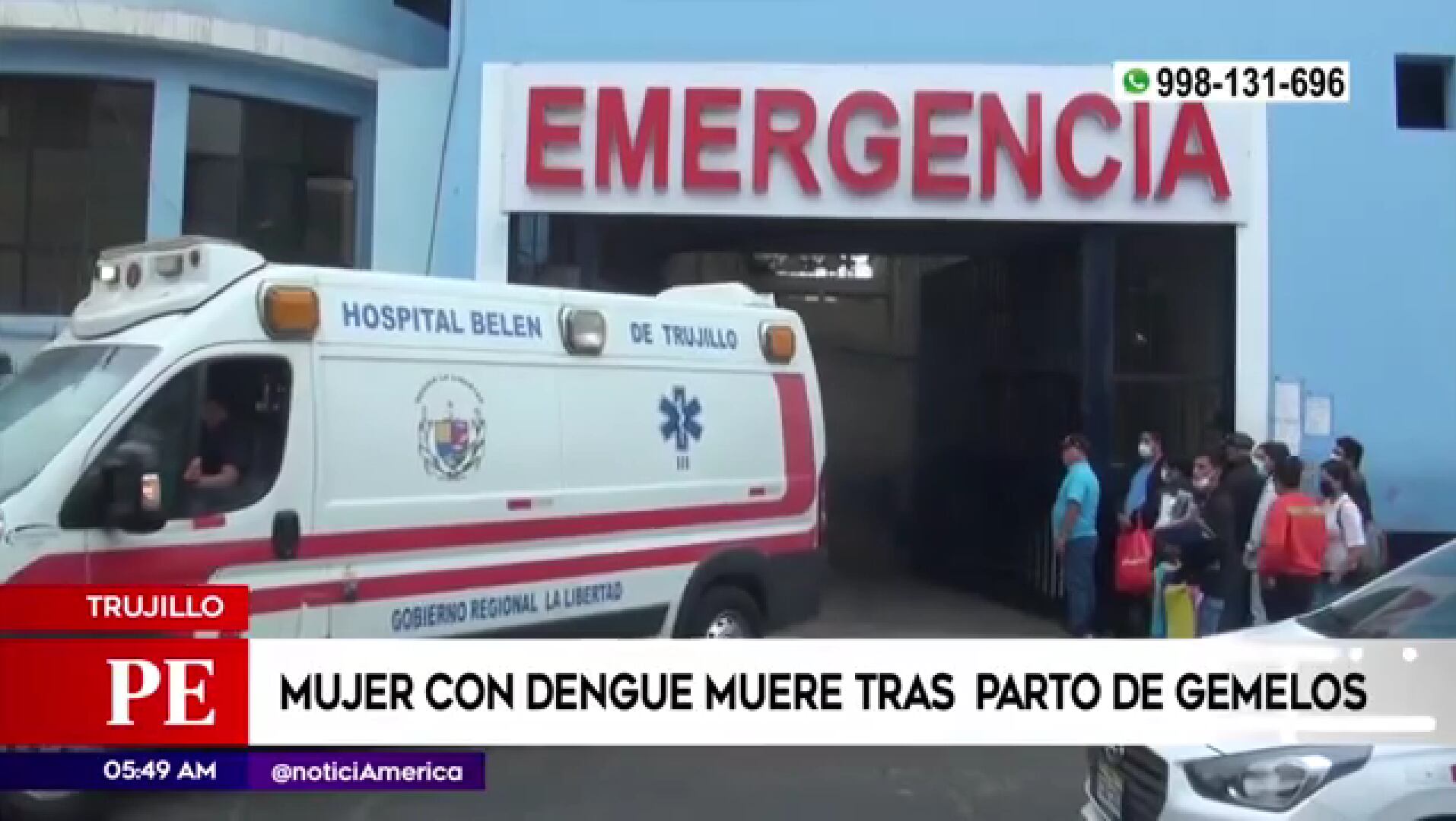 Mujer con dengue murió en Trujillo. (Foto: América Noticias)