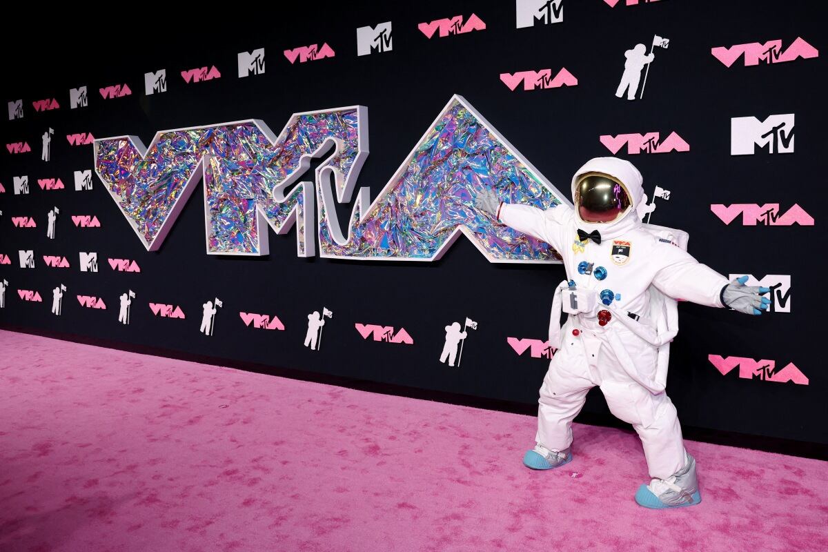 La alfombra de los MTV Video Music Awards.