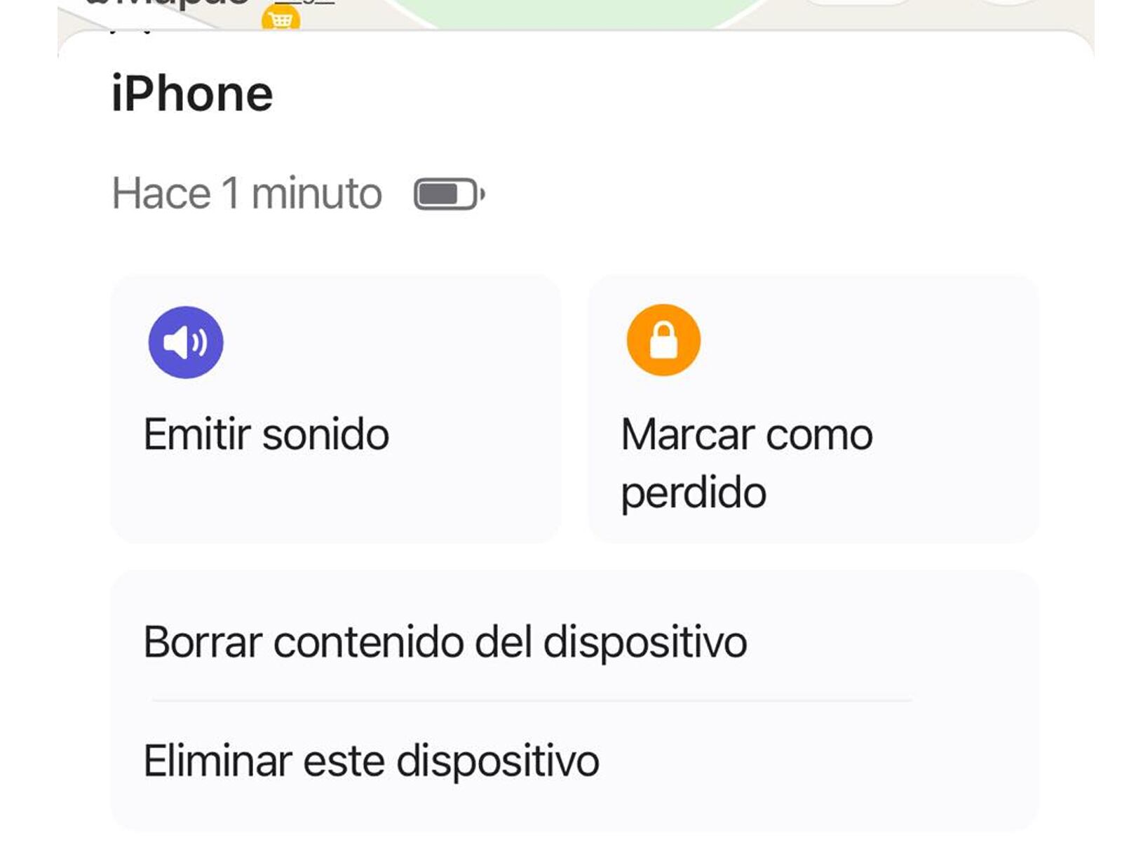 APPLE | Solo tienes que pulsa en tu iCloud el botón de "Borrar contenido del dispositivo". (Foto: Depor - Rommel Yupanqui)