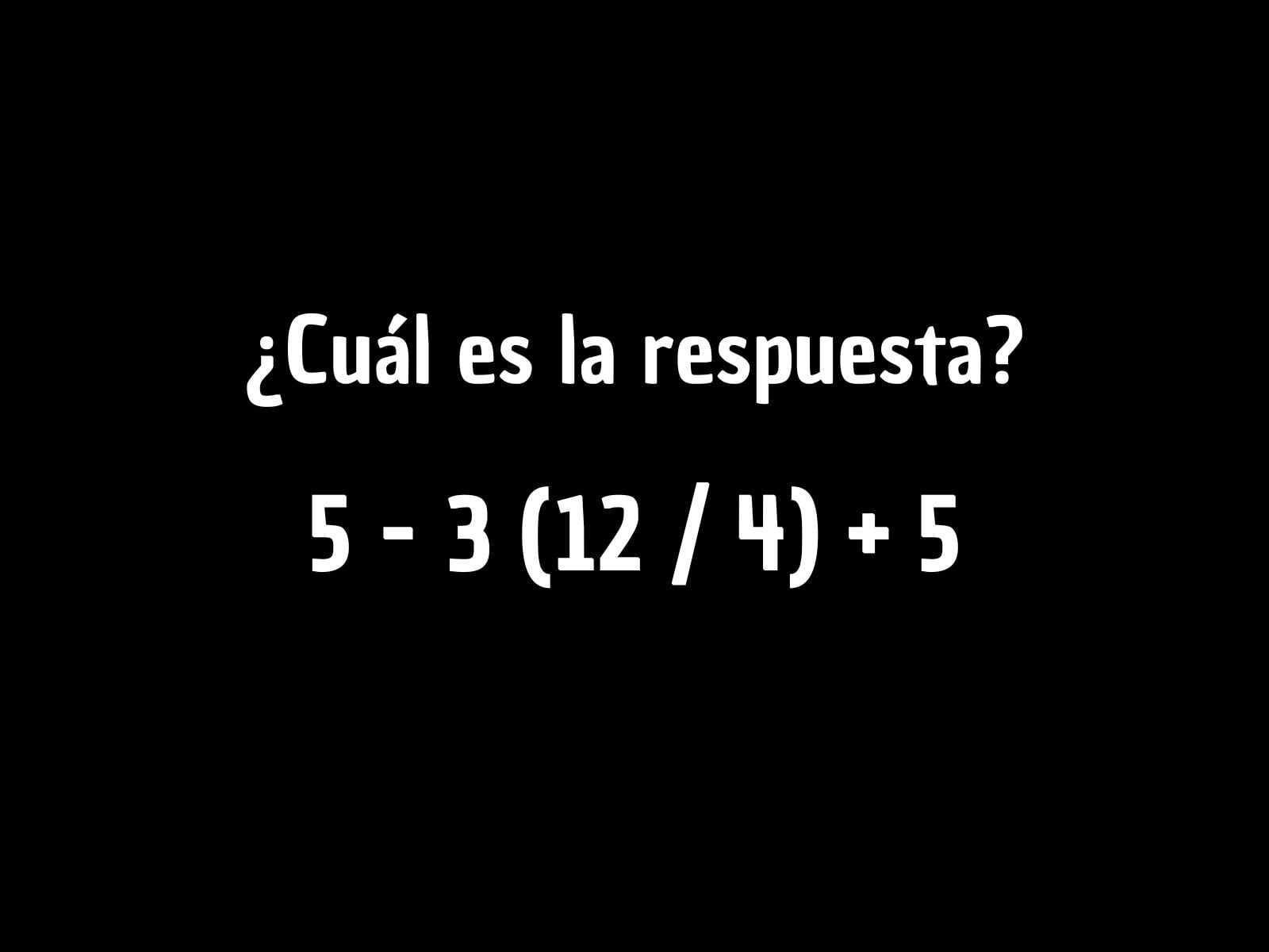 Reto matemático: Tienes que ser rápido. Los segundos no se detendrán para que desarrolles este problema. (Creación: Mag)