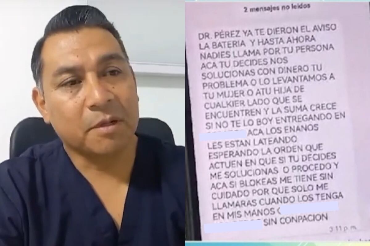 El médico teme por la seguridad de su familia y ha tenido que buscar otras alternativas para resguardarse. (Foto: Captura/BDP)
