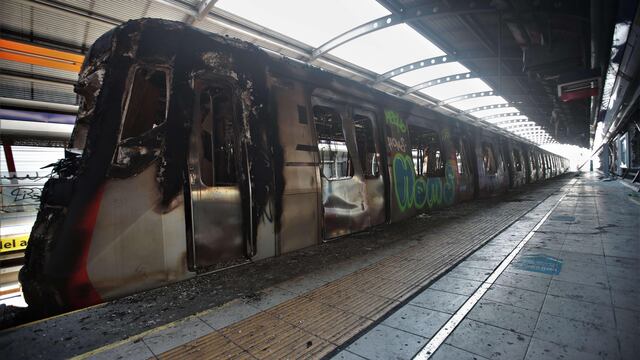 Así quedó el Metro de Santiago tras ataque con bombas incendiarias; daños superan los US$ 300 millones | FOTOS