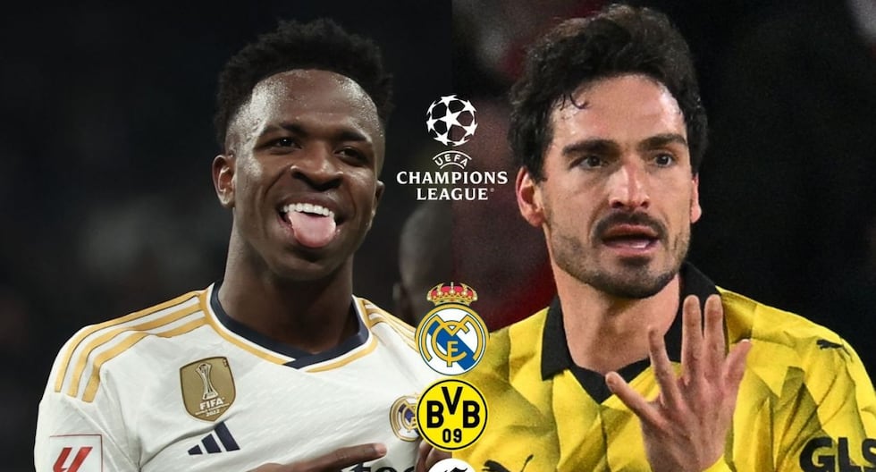 Qué canal transmite Real Madrid vs Borussia Dortmund por la final de Champions 2024 | Composición: AFP / GEC