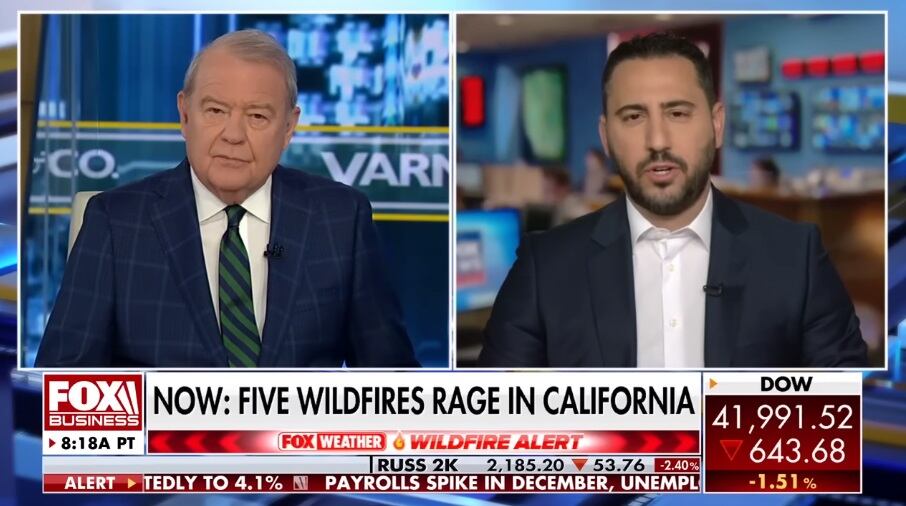 Josh Altman se refirió a los desafíos que enfrentan los ciudadanos tras perder sus viviendas en los incendios de Los Ángeles. (Foto: Fox Business / YouTube)