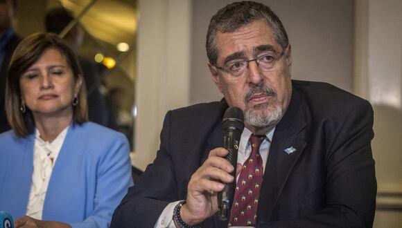 El presidente electo Bernardo Arévalo, participa durante una conferencia de prensa en Ciudad de Guatemala, Guatemala, el 28 de agosto de 2023. (Foto de Esteban Biba / EFE)