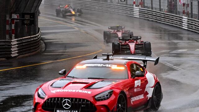 GP de Mónaco 2022: bandera roja por lluvia retrasa la partida en el Principado | VIDEO 