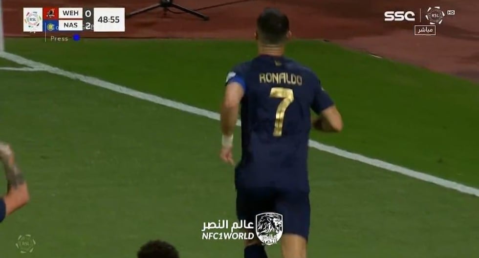 El atacante portugués sigue en racha goleadora y volvió a marcar con camiseta del Al Nassr.