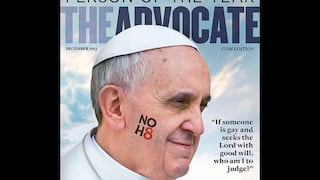 Papa Francisco es elegido personaje del año por una revista gay