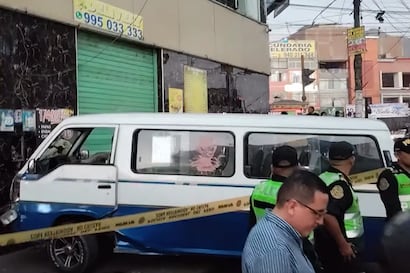 Comas: disparan a chofer de combi que cubre la ruta Túpac Amaru y Pro