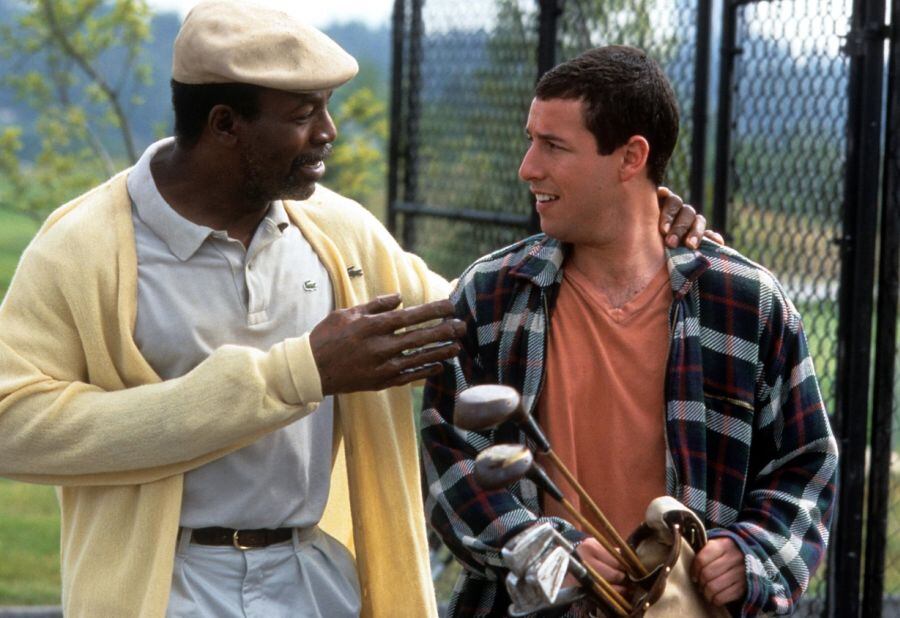 Adam Sandler y Carl Weathers en una escena de la primera entrega de "Happy Gilmore".