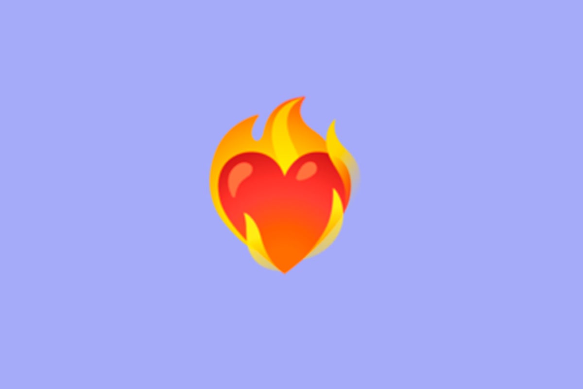 Si tu amigo o tu pareja te mandó el emoji del corazón en llamas, aquí te explicamos qué significa en WhatsApp. (Foto: Emojipedia)