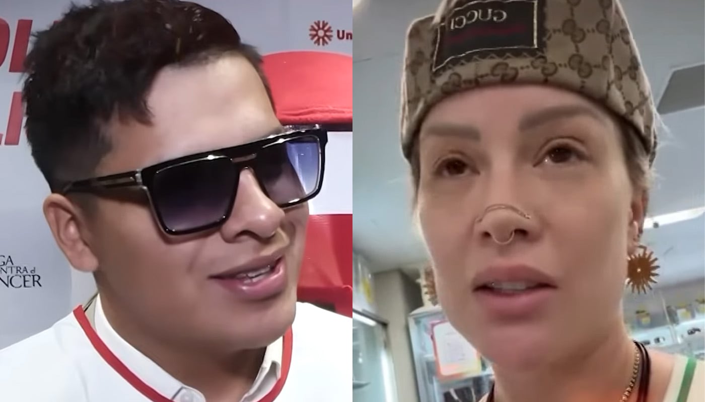 ¡'Chechito’ vuelve a la carga contra Leslie Shaw! El cantante responde tras ser acusado de vestir ropa falsa: “Mono que se viste de seda” | Composición EC: Willax Televisión (YouTube) / @leslieshaw