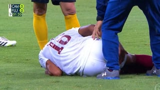 Fernando Pacheco dejó partido de Fluminense al minuto de juego tras lesión