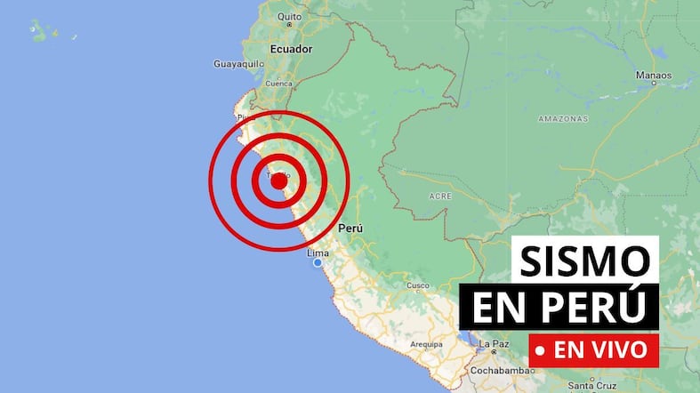 Temblor en Perú: epicentro y magnitud de los sismos reportados el 10 de abril