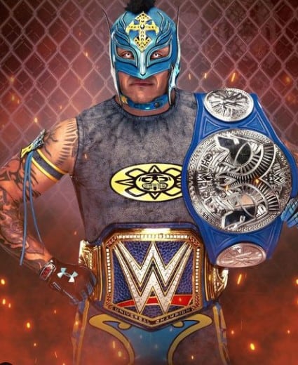 Rey Misterio en la WWE (Foto: Rey Misterio/Instagram)