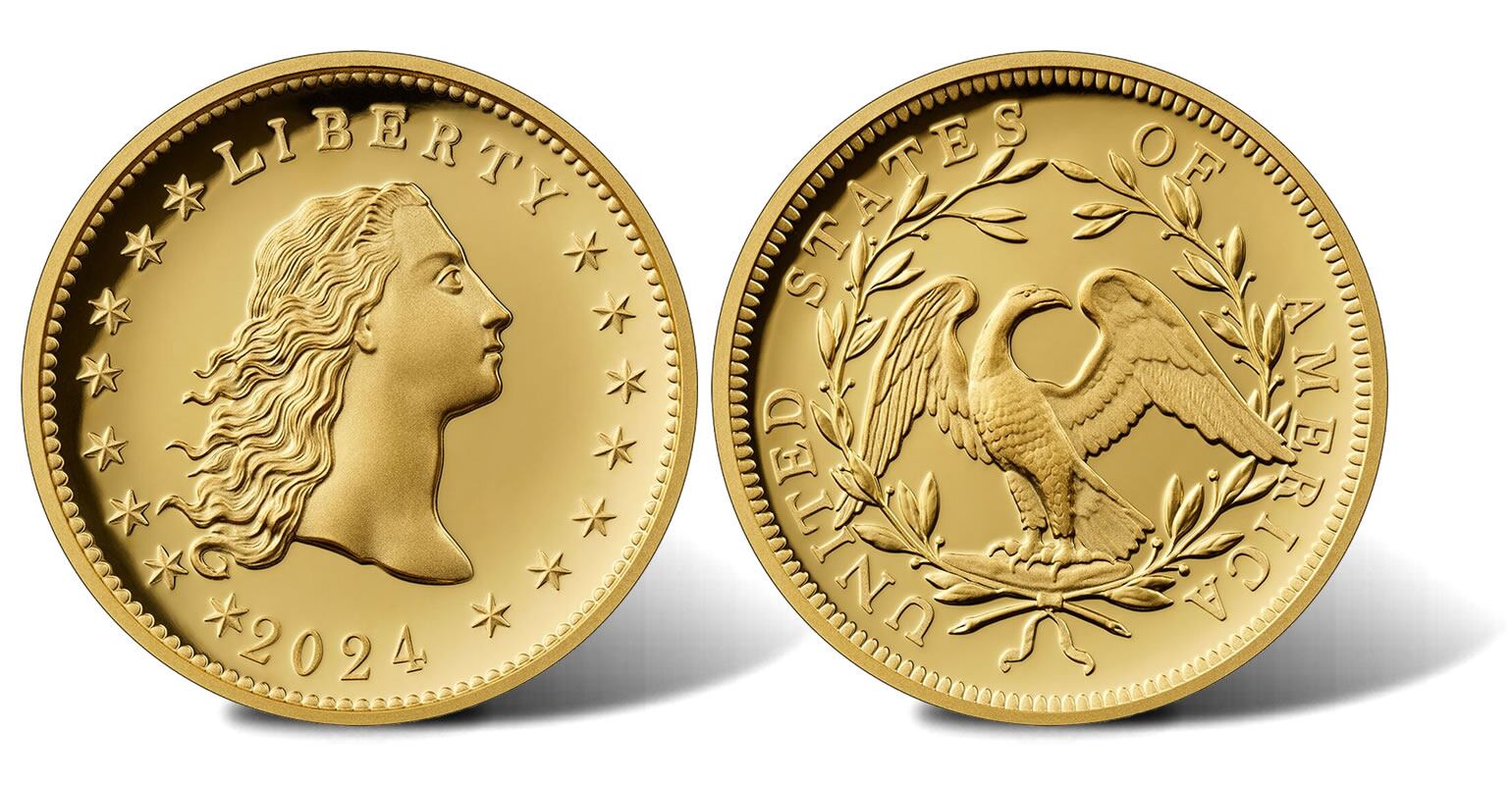Esta es la moneda de oro de 1 dólar que acaba de ser puesta a la venta al público general (Foto: Casa de la Moneda de Estados Unidos)