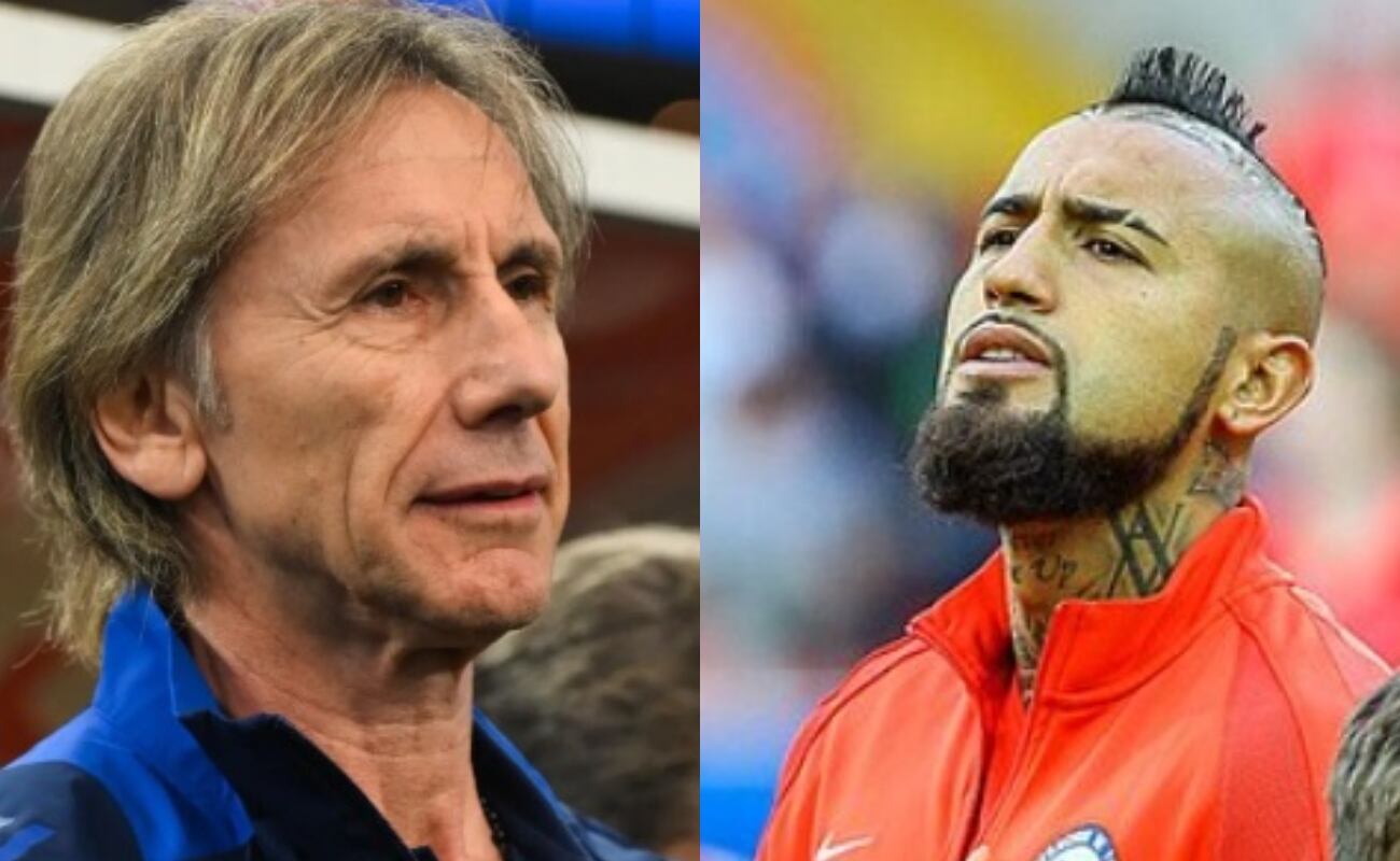 En Chile explican por qué Ricardo Gareca finalmente decidió convocar a Arturo Vidal para el Perú vs. Chile. (Foto. Composición GEC)