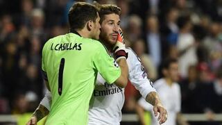 Iker Casillas felicitó a Sergio Ramos tras convertirse en el jugador con más partidos en la selección | VIDEO