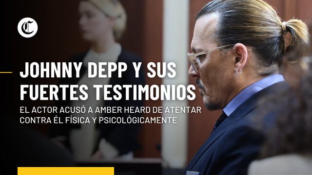 Los tres testimonios más desgarradores de Johnny Depp durante el juicio contra Amber Heard
