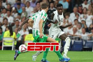 ESPN transmitió el partido Real Madrid 5-1 Betis por LaLiga (04/01/2026)