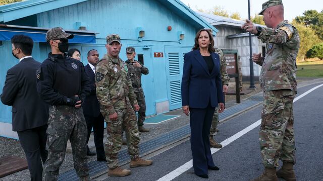 Kamala Harris, vicepresidenta de Estados Unidos, viaja a la zona desmilitarizada entre las dos Coreas