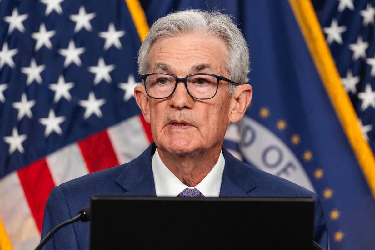 Jerome Powell, presidente de la Fed.