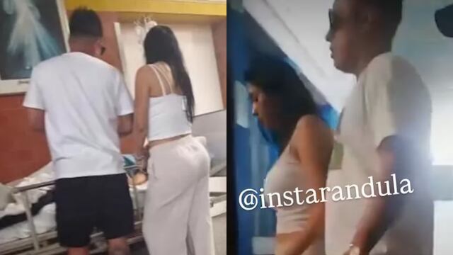 Pamela Franco y Christian Cueva son captados juntos en hospital de Chimbote | Foto: Instarándula / Composición EC