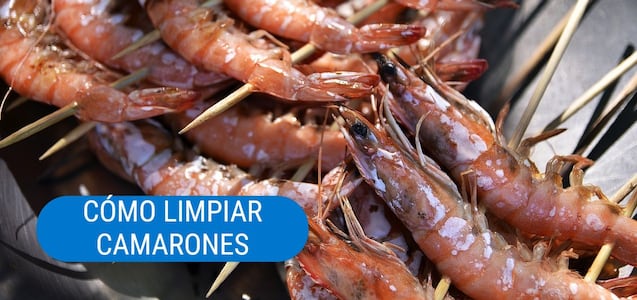 Así puedes limpiar los camarones en segundos