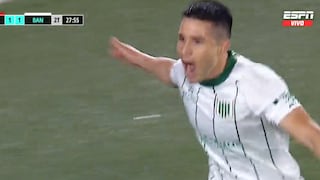 Miguel Borja anotó el empate de River, pero Palacios le dio el 2-1 a Banfield dos minutos después | VIDEO