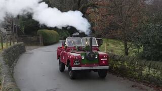 Así funciona un Land Rover Defender propulsado por un motor a vapor [VIDEO]